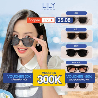 Kính mát nam nữ LILYEYEWEAR thời trang hè mắt chống tia UV400 bảo vệ mắt thiết kế phong cách 2352