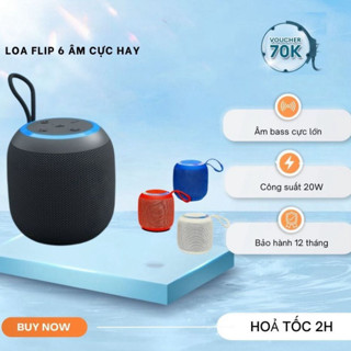 Loa bluetooth Không Dây Flip6 RGB + FLIP 6 âm thanh 360 độ Công Suất Lớn ,  bass tốt , Pin Trâu , Giá Tốt
