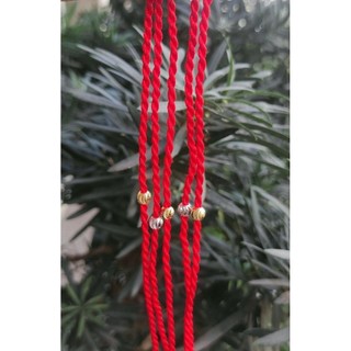 Vòng Tay Chỉ Đỏ 1 Hạt Tròn
