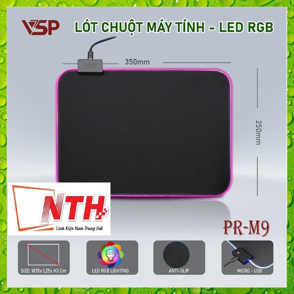 Lót chuột Pad LED PR-M9