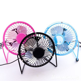 Quạt lồng sắt 819 USB-Fan 3 cánh quay 360 độ