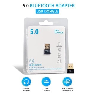 USB Bluetooth 5.0 Dongle CSR, Thu Phát Bluetooth Tốc Độ Cao Cho PC Và Laptop