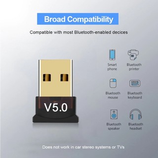 USB Bluetooth 5.0 Dongle CSR, Thu Phát Bluetooth Tốc Độ Cao Cho PC Và Laptop