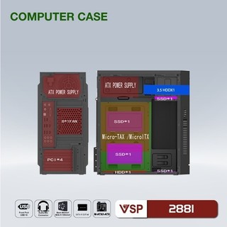 Case VSP 2881 (Chuẩn mATX)