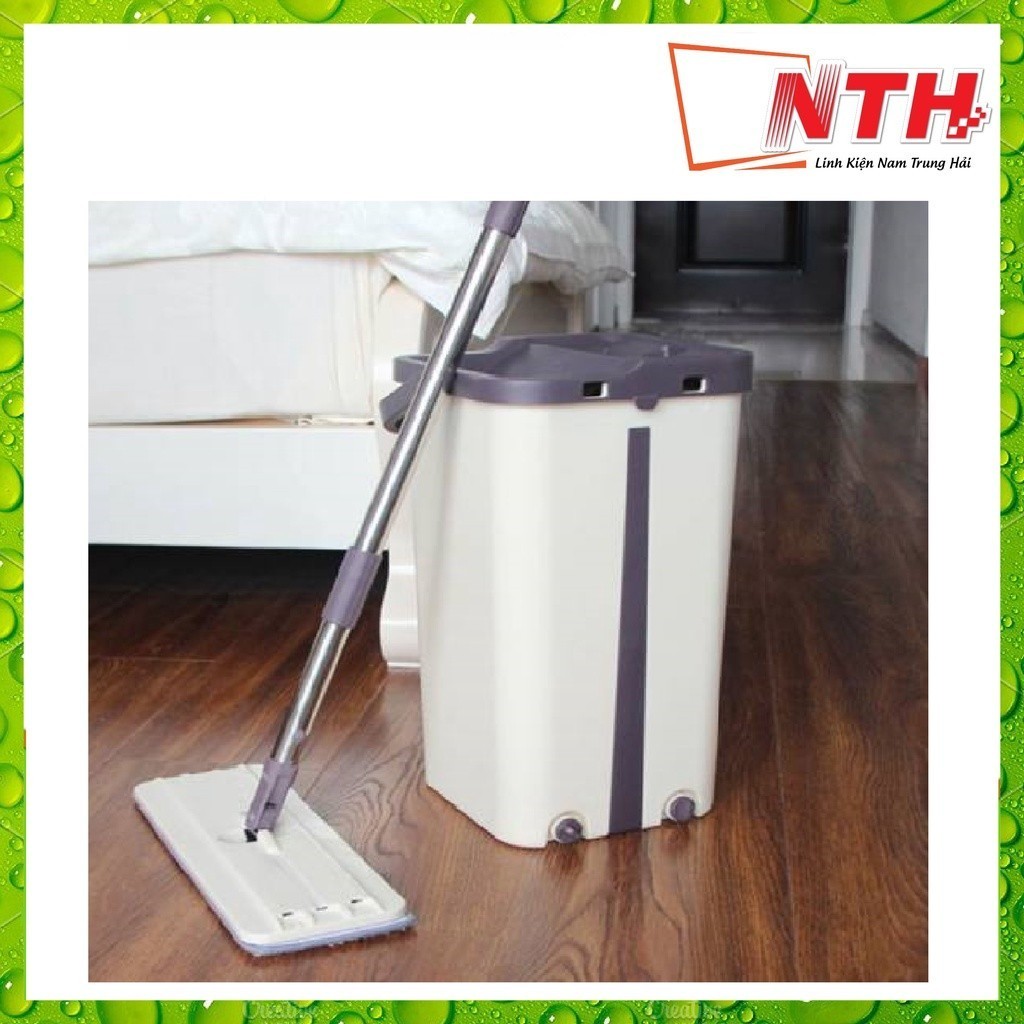 BỘ LAU NHÀ 2 NGĂN TỰ VẮT MYSUTA ( SIZE LỚN 35 x 23 x 39 cm )
