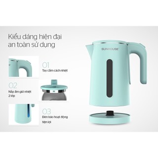 BÌNH ĐUN SIÊU TỐC 1.8L SUNHOUSE 1351 CAO CẤP