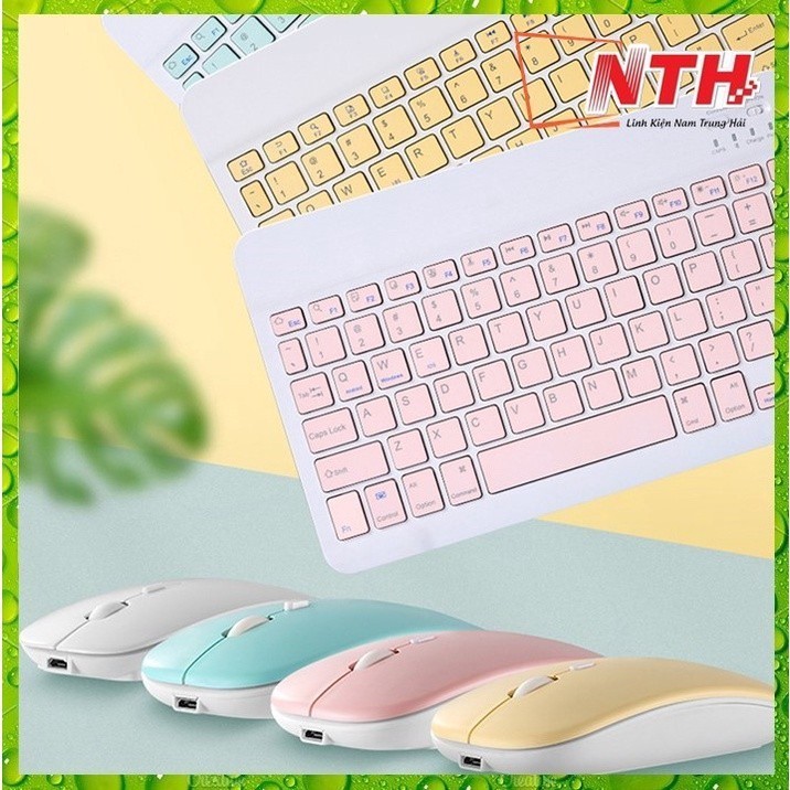 COMBO PHÍM CHUỘT BLUETOOTH KHÔNG DÂY MINI