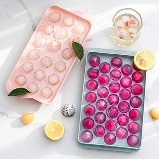 KHAY LÀM ĐÁ , LÀM THẠCH VIÊN TRÒN 33 Ô