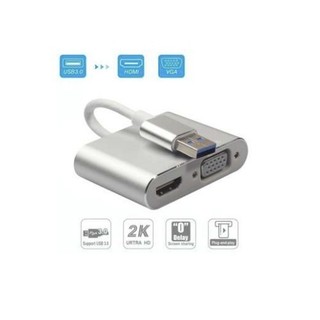 Cáp Chuyển USB 3.0 ra HDMI và VGA