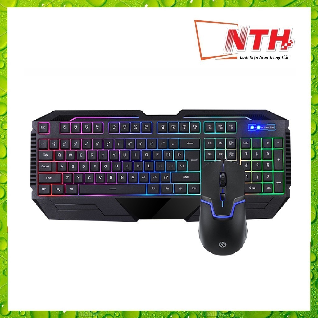Keyboad+Mouse HP GK 1100 Đen led (USB)