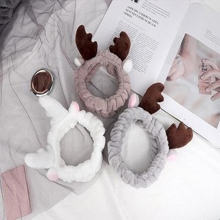 Băng Đô Sừng Hươu 3D Vải Nhung