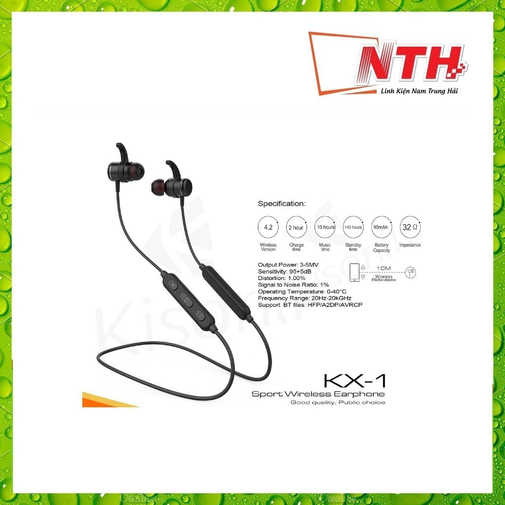 Tai Nghe Bluetooth Kisonli KX-1