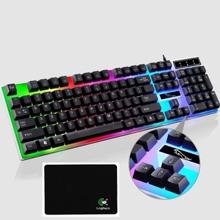   TẶNG LÓT CHUỘT  Bàn phím G21 LED giả cơ game chuyên game 