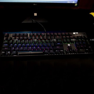 Keyboad cơ blue swicth HP GK 320 đen (USB)