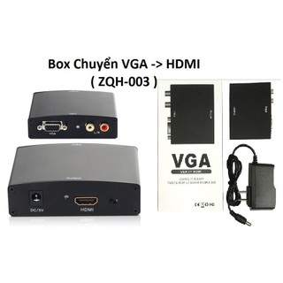 Box chuyển VGA ra HDMI ZQH-003