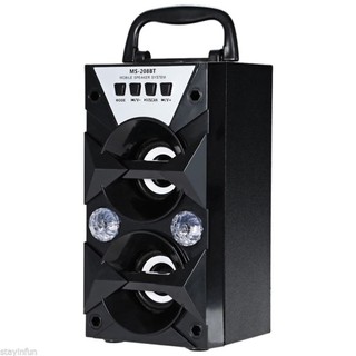 Loa gỗ Bluetooth xách tay MS-208BT