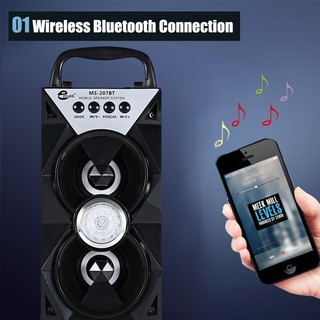Loa gỗ Bluetooth xách tay MS-207BT