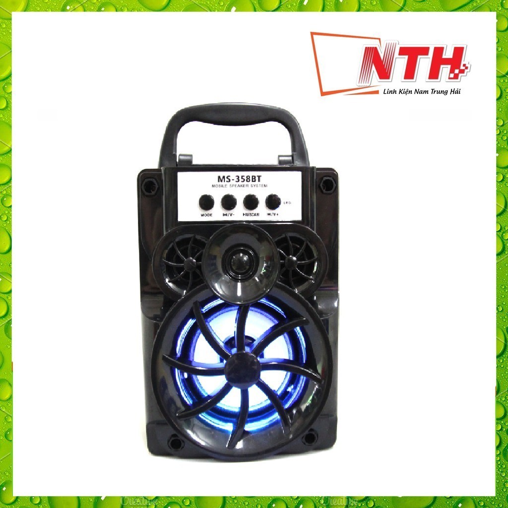 Loa gỗ Bluetooth xách tay MS-358BT