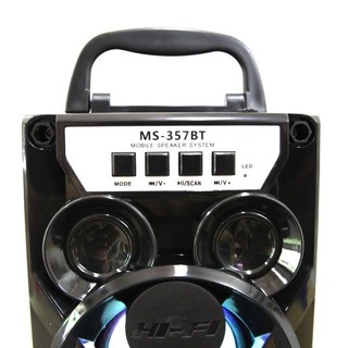 Loa gỗ Bluetooth xách tay MS-357BT