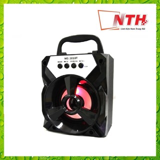 Loa gỗ bluetooth xách tay ms-301bt