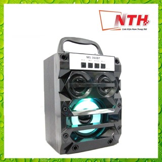 Loa gỗ bluetooth xách tay ms-360bt