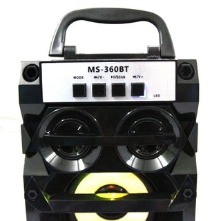 Loa gỗ Bluetooth xách tay MS-360BT
