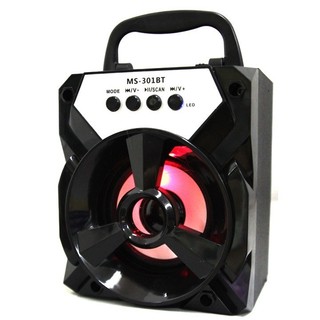 Loa gỗ Bluetooth xách tay MS-301BT