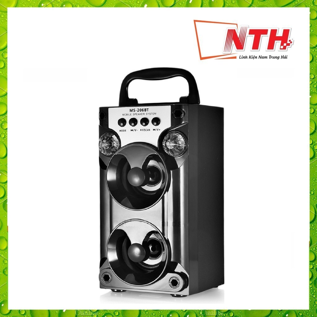 Loa gỗ Bluetooth xách tay MS-206BT