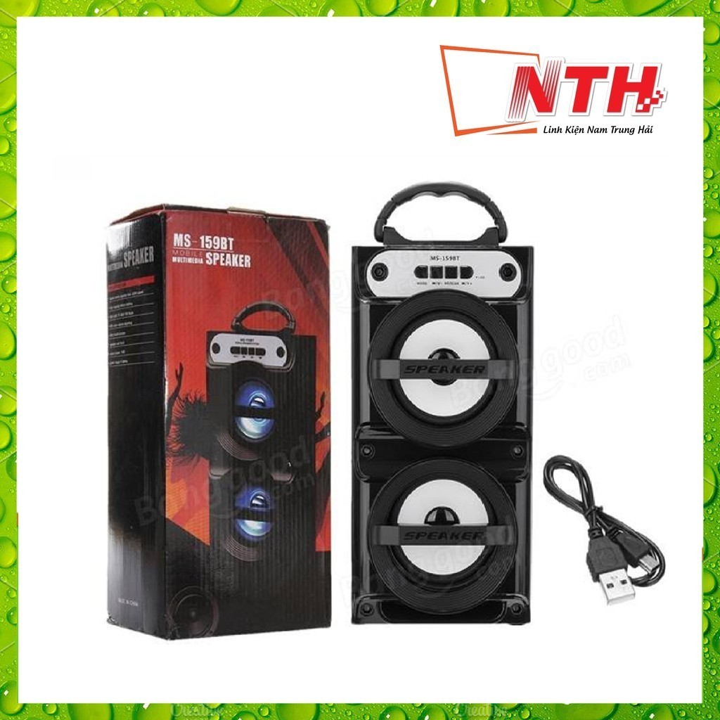 Loa gỗ Bluetooth xách tay MS-159BT