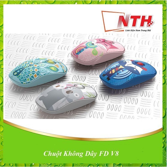 [HẾT HÀNG] CHUỘT KHÔNG DÂY FD V8