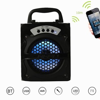 [NTH] LOA GỖ BLUETOOTH XÁCH TAY MS-130BT