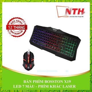 Bàn phím chuyên game bosston x19 + chuột 1602