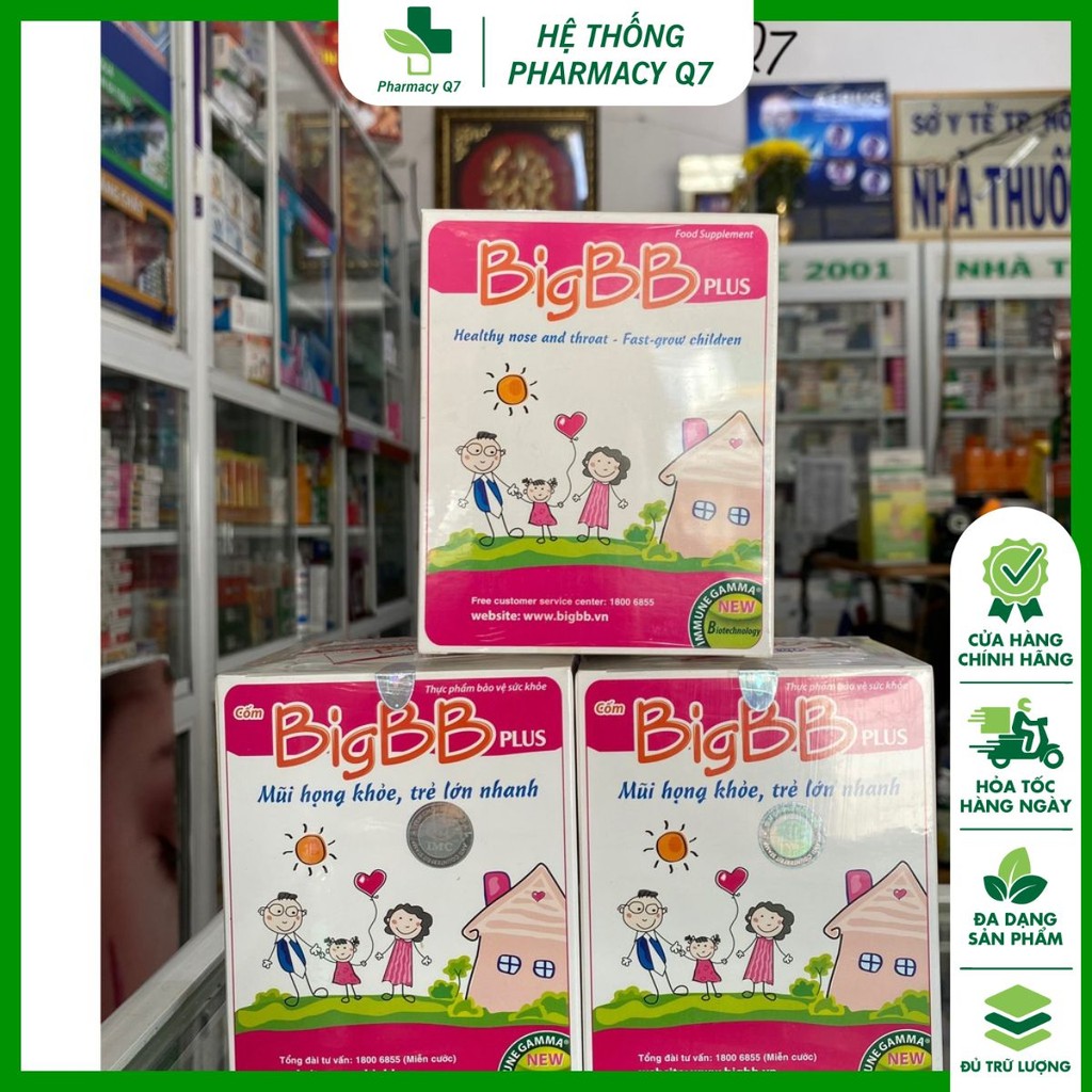BigBB PLUS ( BIG BB hồng) hỗ trợ hô hấp cho trẻ