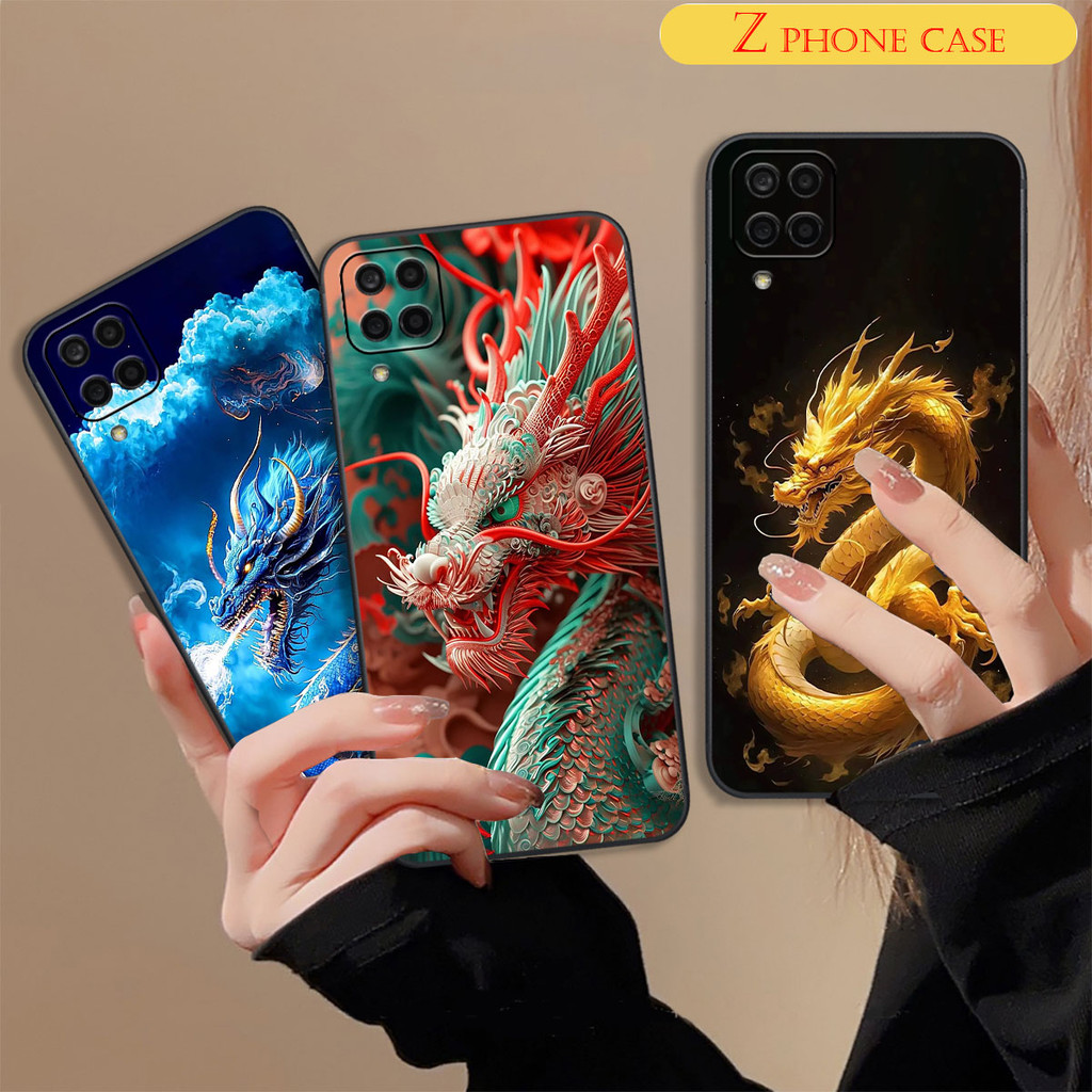 Ốp lưng Samsung A12 / M12 in hình rồng hổ siêu đẹp Z Phone Case