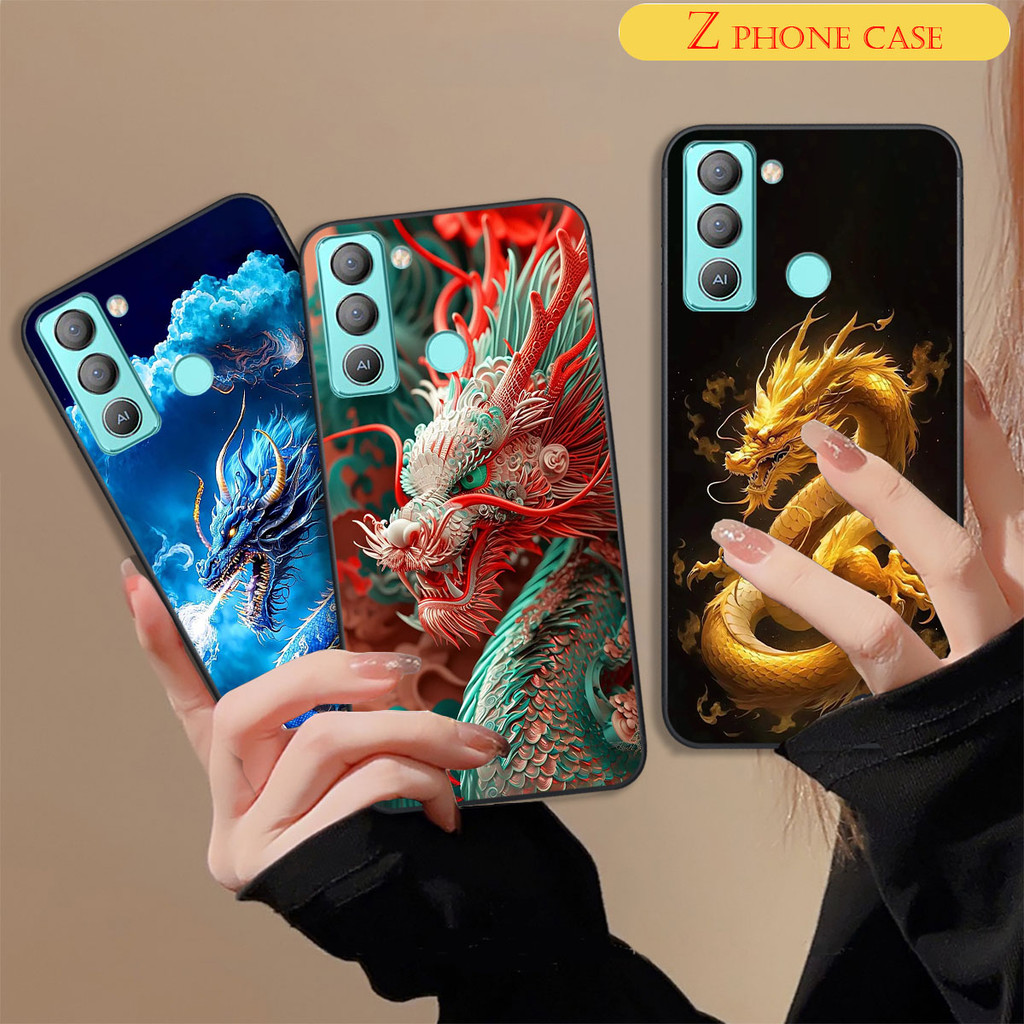 Ốp lưng Tecno Pop 5 LTE in hình rồng hổ siêu đẹp Z Phone Case