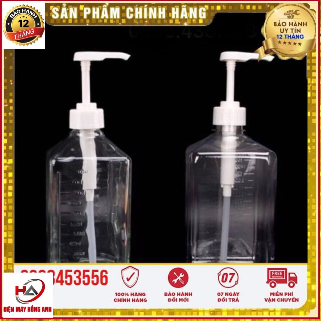 Bình bơm siro có vòi định lượng 10ml