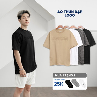 Áo thun unisex BAMI HOME form rộng oversize phong cách năng động dành cho nam nữ AUN02