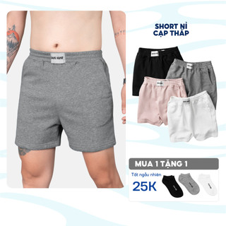 Quần short nỉ nam cao cấp BAMI HOME phong cách unisex dễ phối đồ mềm mịn thoải mái QN16