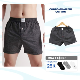 COMBO 3-5 quần đùi cotton mẫu ngẫu nhiên BAMI HOME, mặc ngủ, mặc nhà có túi mềm mại thoáng mát QNCT2