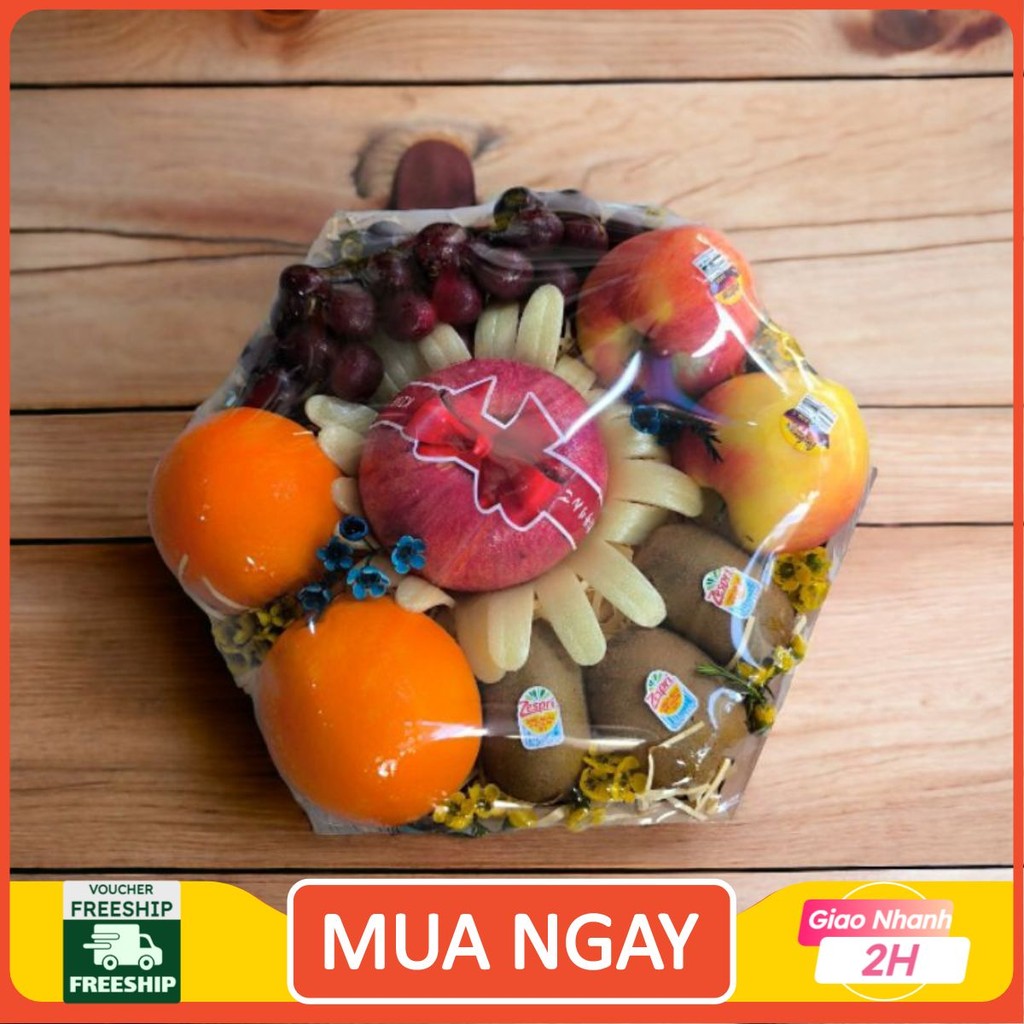 [ HOẢ TỐC ] [ JENNY FRUIT ] Giỏ quà tặng trái cây BT182