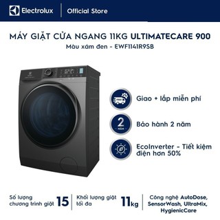 Máy giặt cửa trước Electrolux 11kg UltimateCare 900 - EWF1141R9SB - Cảm biến AI