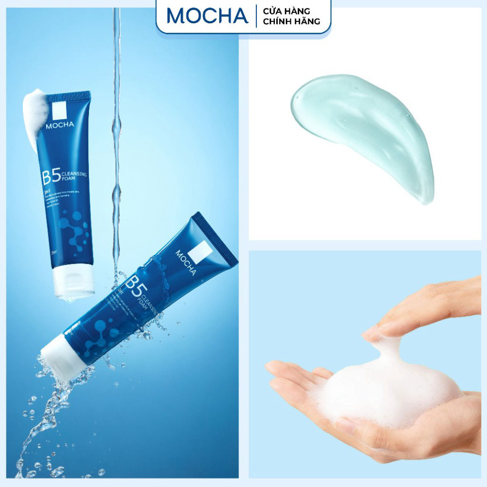 Sữa Rửa Mặt B5 MOCHA 25ML - Làm Sạch, Dưỡng Ẩm Cho Da