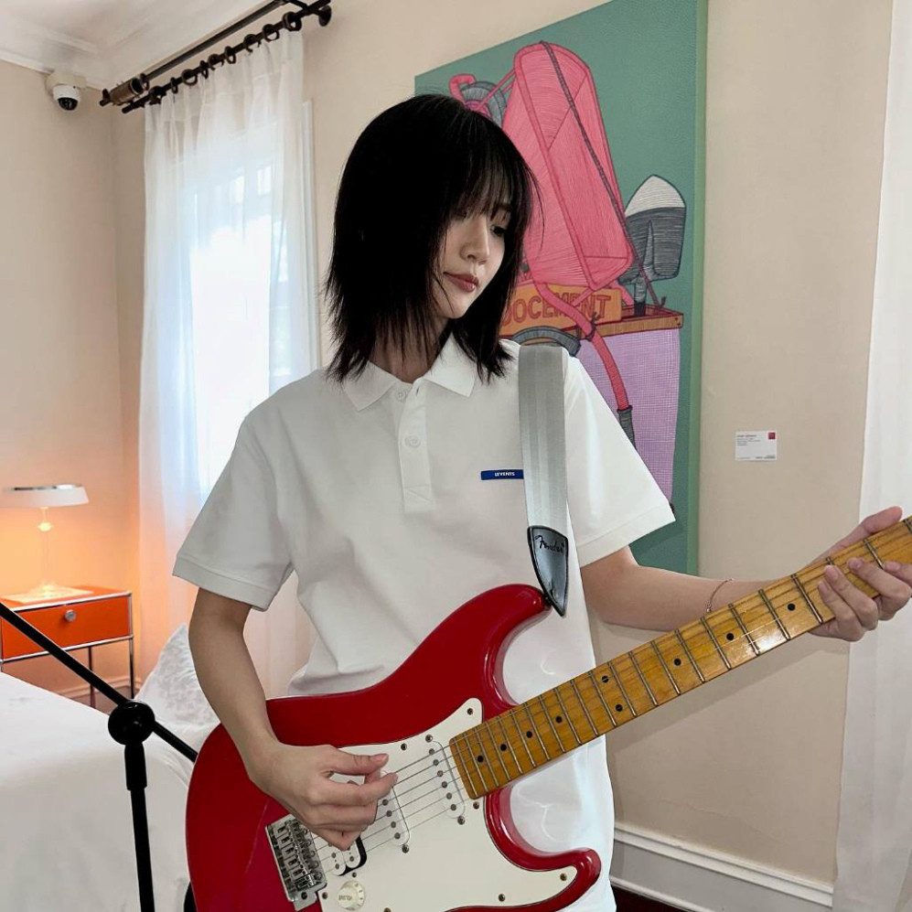 Áo Polo Levents Classic Trắng Đen