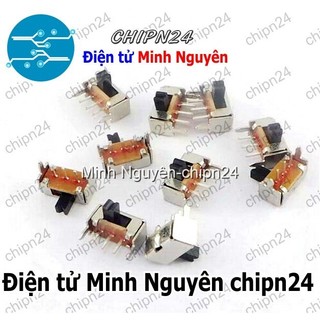 [5 cái] (K85) Công Tắc Gạt 2mm SK12D07 VG4 Cong (3 chân 2 vị trí)