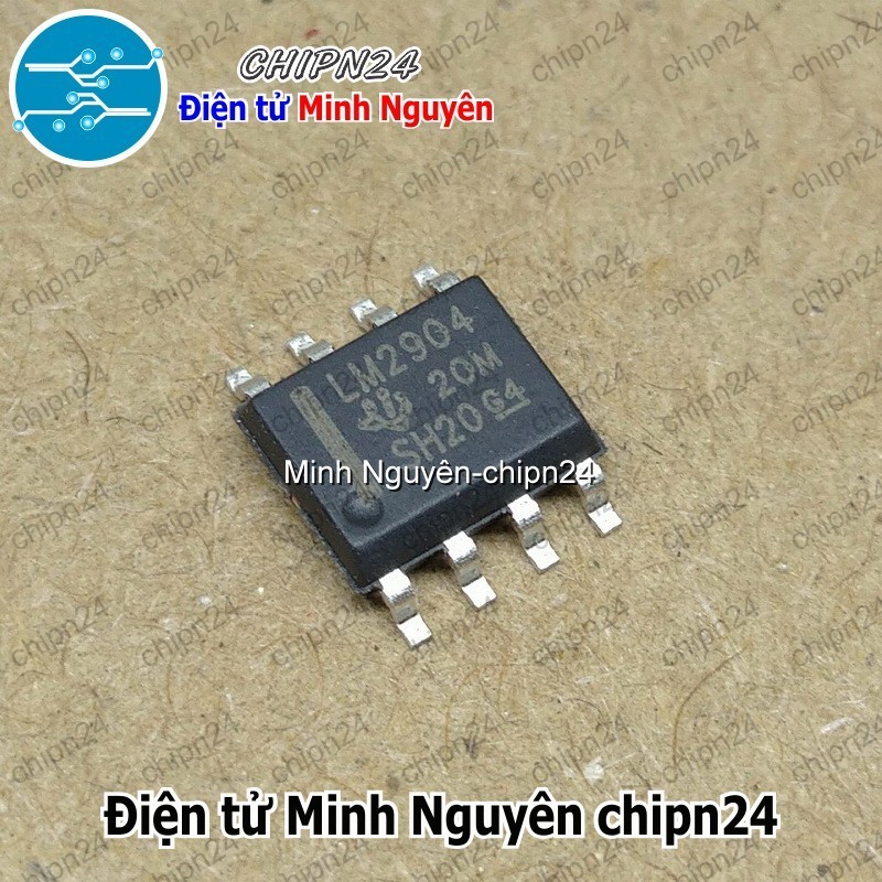 [2 con] (SOP) IC Dán LM2904 SOP-8 Hàng Tốt TI (SMD) (LM2904DR 2904)
