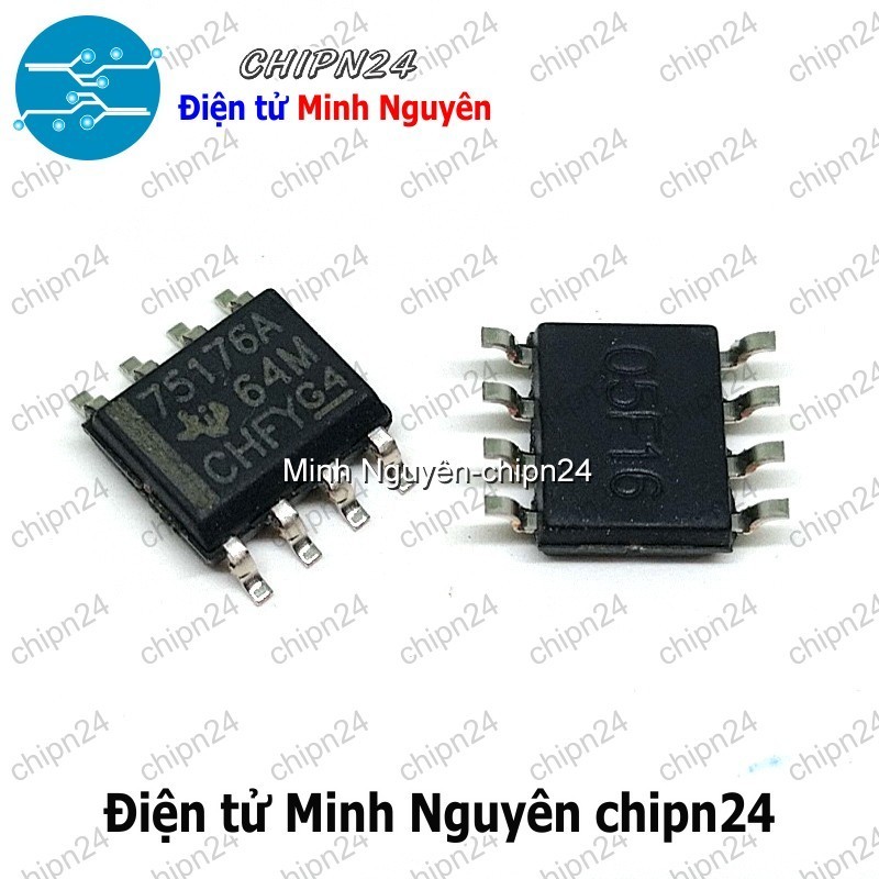 [1 con] (SOP) IC Dán SN75176A SOP-8 Hàng Tốt (SMD) (SN 75176 SN75176ADR)