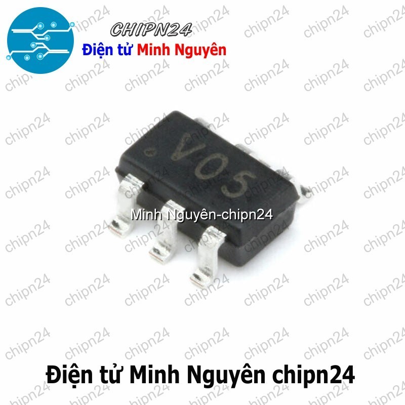 [5 con] (G8) IC Dán SRV05-4 (V05) SOT23-6 (SMD) (SRV05-4.TCT SRV05-4-P-T7 TVS/ESD)