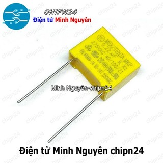 [5 con] (F239) Tụ hộp 224 275VAC 15mm (0.22uF MEX/TENDA MKP K X2 40/100/21)
