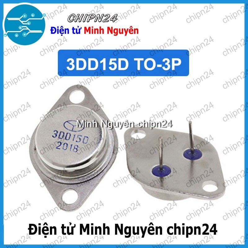 [1 con] (KT2) Transistor 3DD15D TO-3 5A 200V NPN (3DD15)