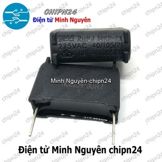 [1 con] (N70) Tụ bếp từ Đứng 2uF 275V AC 400V DC
